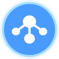 Opening up a new mode of data exchange among three 